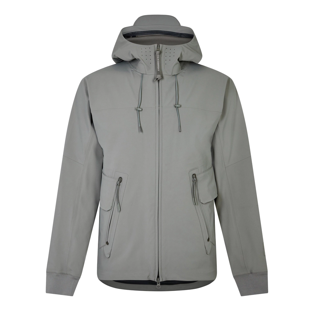 CP Company Metroshell Hooded Jacket - Silver Sage 335